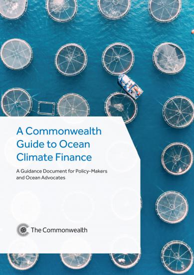 cover image, Commonwealth Guide to Ocean Climate Finance