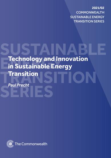 cover image of the report, Technology and Innovation in Sustainable Energy Transition